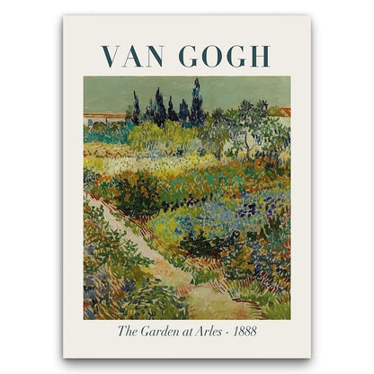 Van Gogh - The Garden at Arles Obraz