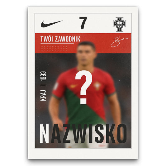 Personalizowany Obraz Piłkarz